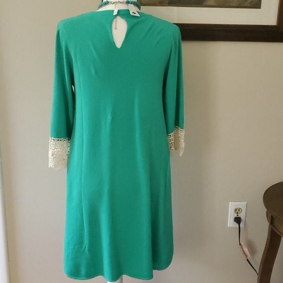 Hayden Los Angeles Crochet Sleeve Trim Dress - Picture 2 of 3